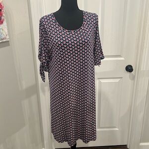 🏖️🏖️ Summer Geometric split sleeve dress